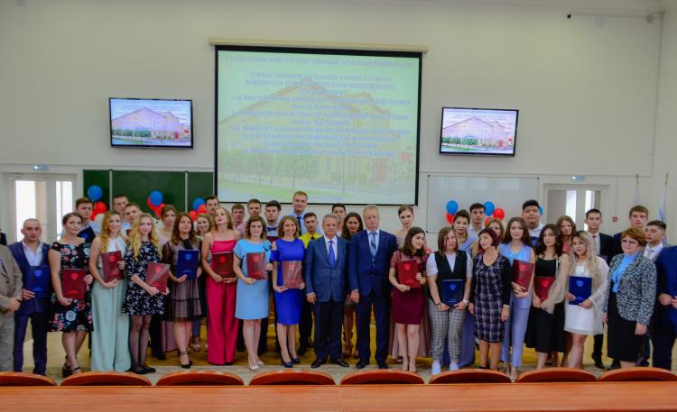 At the best agrarian university of the country held a solemn ceremony of awarding diplomas.