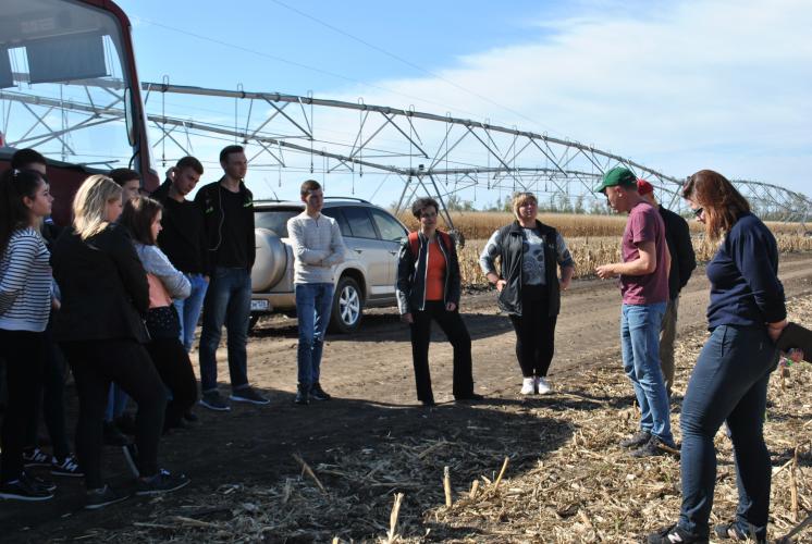 Field trip for future agronomists