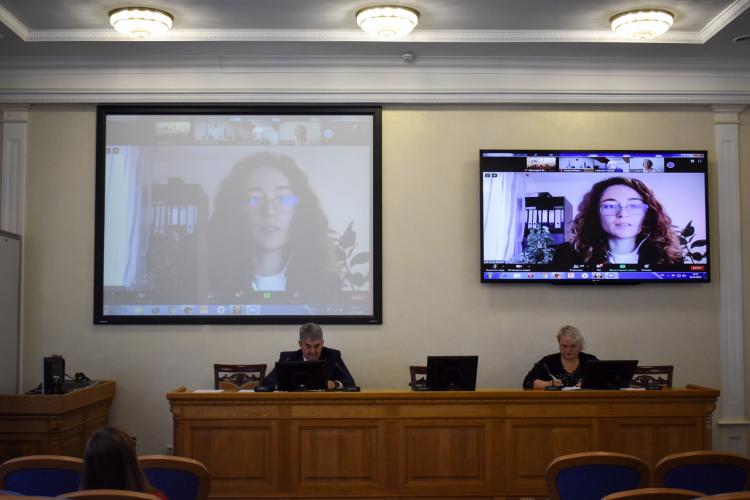 Online presentation of the international project Erasmus +