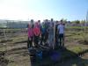 Students of Agronomy faculty plant garden