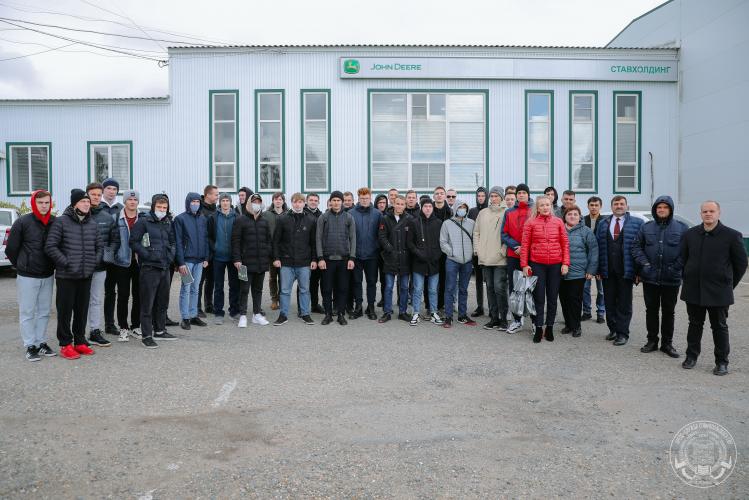 Meeting of students with the employer CJSC "Agricultural enterprise Stavholding"