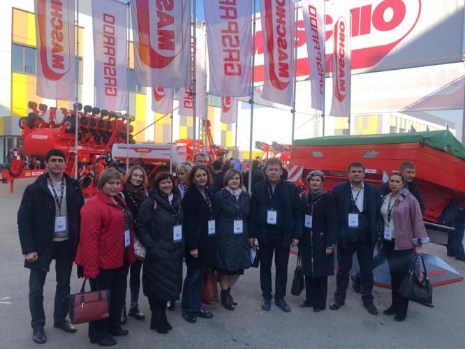 The staff of Agrobiology and land resources and Ecology and landscape architecture Faculties visited the exhibition YUGAGRO