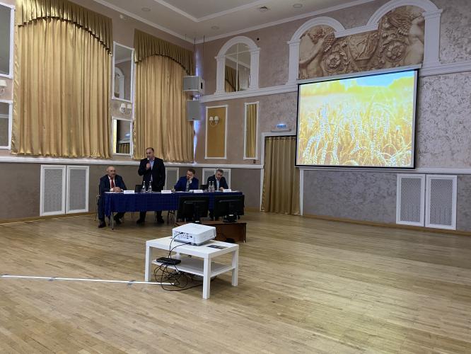 Participation in a meeting on agrochemical support of spring field work