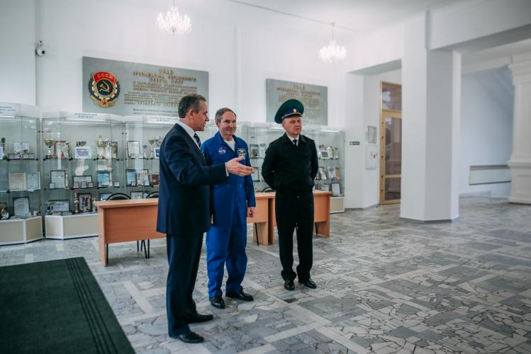 A meeting of students with a cosmonaut-researcher was held at the Stavropol State Agrarian University
