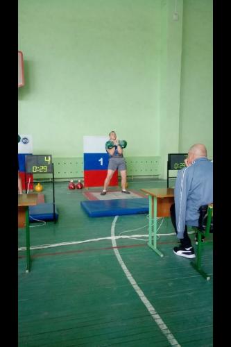 The victory of the student of Agrarian in the championship in kettlebell lifting