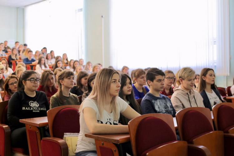 Students met with the veteran of the Great Patriotic War Sergey Ivanovich Kovalev in Stavropol State Agrarian University
