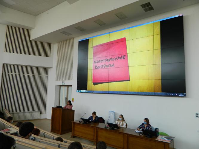 Meeting of students with representatives of medical institutions