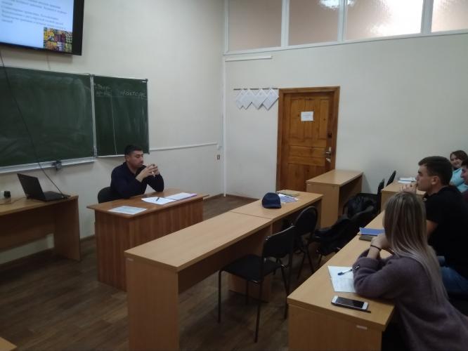 Meeting of a representative of the production and future agronomists