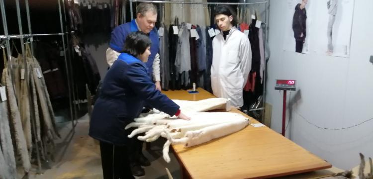 Practical training of animal technicians and technologists in production