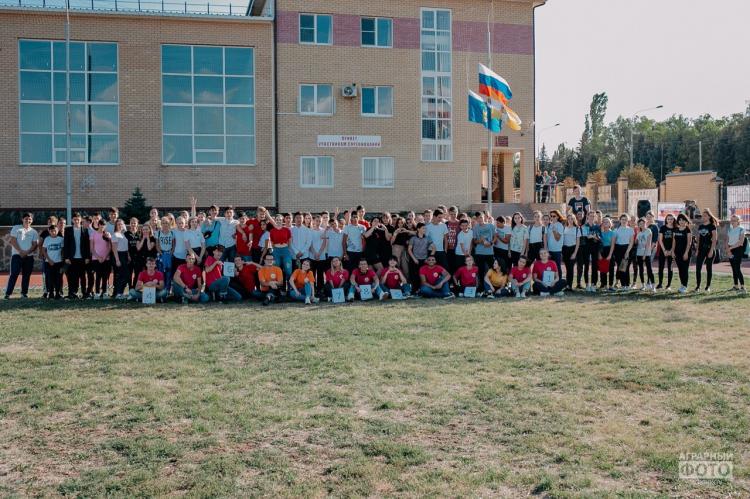 Activists of the student group "Dream" held a sporting event for youth of Grachevsky district.