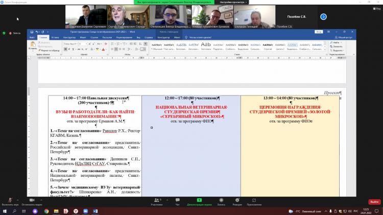 A coordination meeting was held to organize the First Congress on Veterinary Education